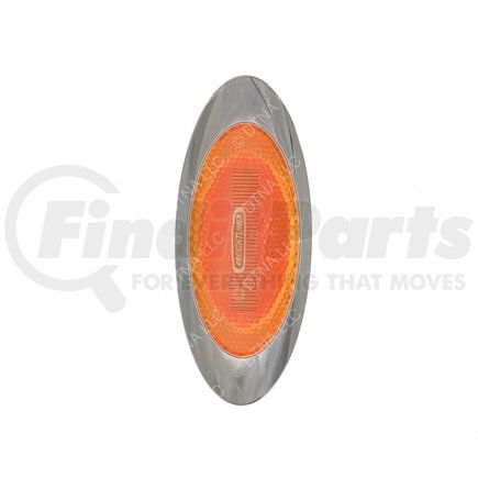 A06-36841-000 by FREIGHTLINER - Marker Light - Valance, LED, Amber, With Studs, 95.20mm Mounting Length
