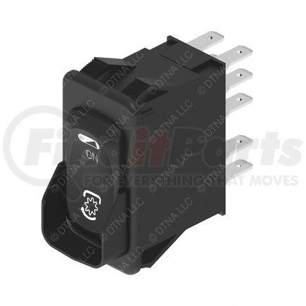 A06-37217-017 by FREIGHTLINER - Rocker Switch - Guarded, PTO Control