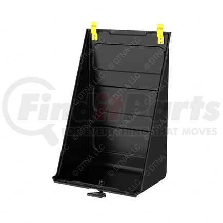 A06-38999-000 by FREIGHTLINER - Battery Box Cover - Short Side to Rail, 3 Battery, with Latch