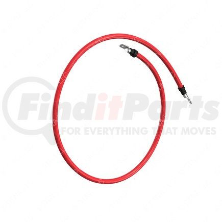 a0609955018 by FREIGHTLINER - Battery Cable - Positive, 2/0, Red/Positive