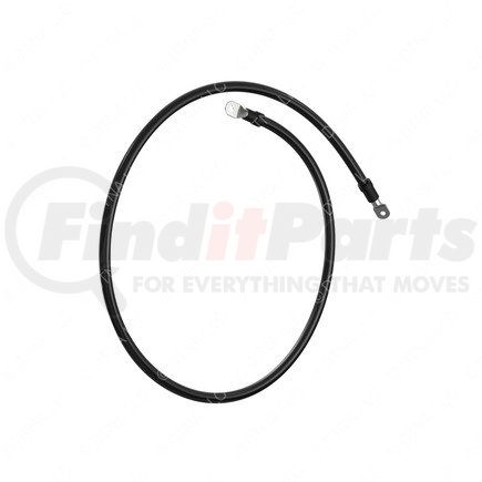 A06-14206-100 by FREIGHTLINER - Battery Cable - 2/0, Black/Negative, 2-3/8 Rt