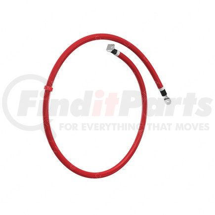 A06-93715-084 by FREIGHTLINER - Battery Cable - Positive, 4/0, Long 90, 1/2 X 3/8