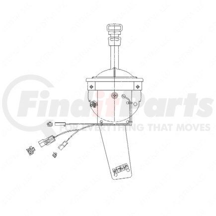 A07-15091-001 by FREIGHTLINER - Manual Transmission Shifter Assembly