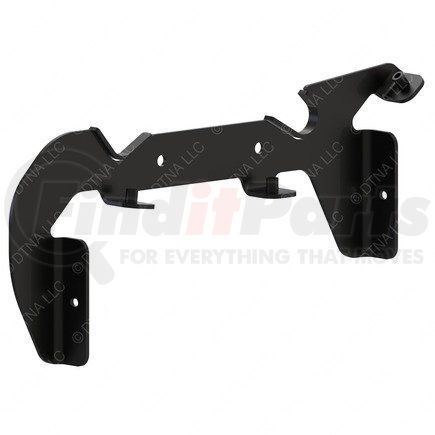 A06-88219-003 by FREIGHTLINER - Battery Box Step Bracket - Right Side, Steel, Argent Silver, 580.2 mm x 288 mm