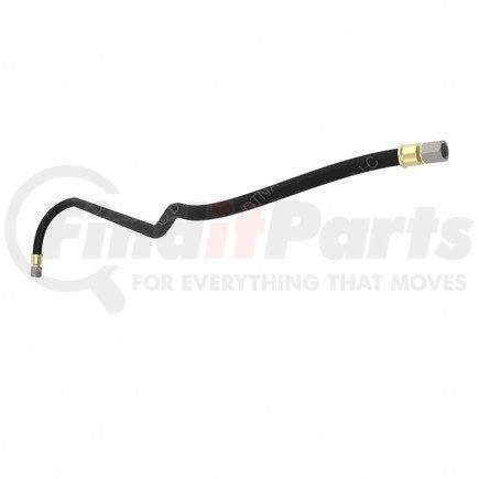 A12-23236-075 by FREIGHTLINER - Air Brake Compressor Discharge Hose Assembly - Wire Braid, #10, High Temperature