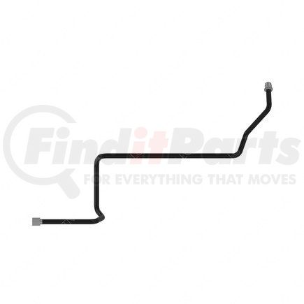 A14-18311-000 by FREIGHTLINER - Power Steering Cooler Line - Black, Steel Tube Material