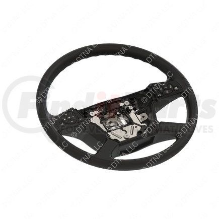 A14-19622-000 by FREIGHTLINER - 18" Steering Wheel, Black, No Switches (2018 Freightliner Cascadia)