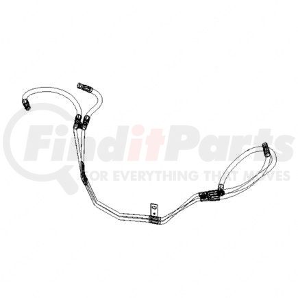 a1417207000 by FREIGHTLINER - Tube Assembly - Power Steering, SBA, BO, 410, Ram