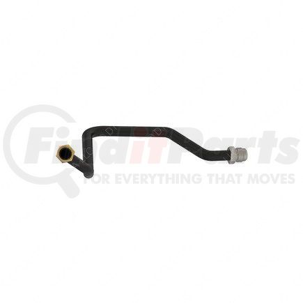 A14-17983-000 by FREIGHTLINER - Power Steering Cooler Line - Black, Steel Tube Material