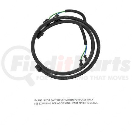 A06-20714-000 by FREIGHTLINER - Headlight Wiring Harness - 7 Inch Round, Left Hand, CV, Aero