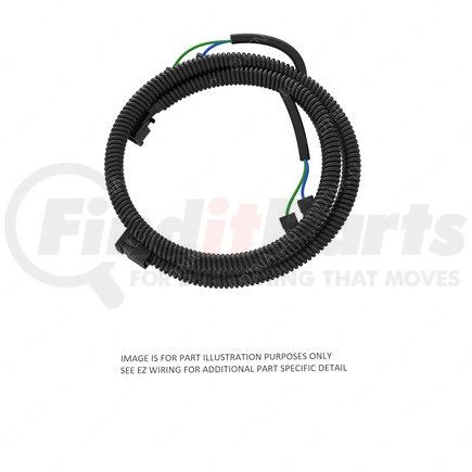 A06-46016-000 by FREIGHTLINER - Bulkhead Wiring Harness - Front Wall, Cat, Pneumatic Antilock Brake System