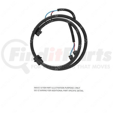 A06-59148-000 by FREIGHTLINER - Information Center Assembly Wiring Harness - Dim, Overlay, Dash