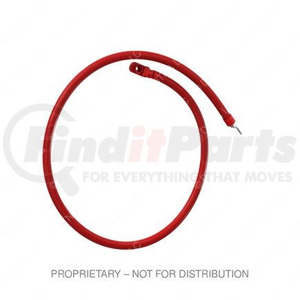 A06-86320-037 by FREIGHTLINER - Battery Cable - Positive, 4/0, Over Molded, 3/8
