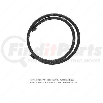 A06-91256-007 by FREIGHTLINER - Receptacle Wiring Harness - Trailer Supply, Overlay, Floor