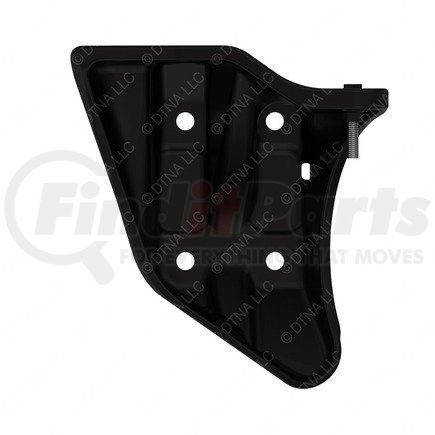 A21-28565-000 by FREIGHTLINER - Bumper Bracket - Aluminum, Left Hand, Black, for Cascadia