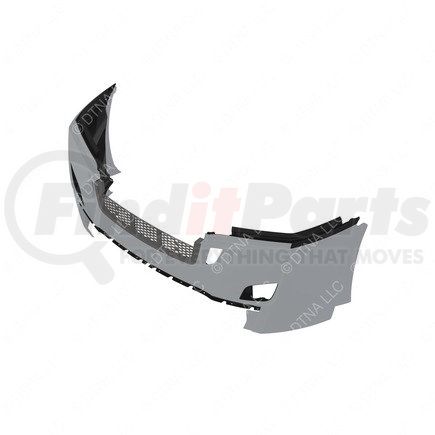 A21-29370-007 by FREIGHTLINER - Bumper Assembly - Aero, Gray, Lights, LGCAD