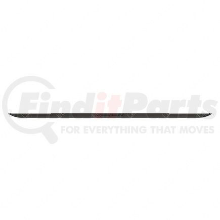A21-26669-000 by FREIGHTLINER - Bumper - Front, 14.5", Aluminized Stainless Steel, 4.06mm Thickness