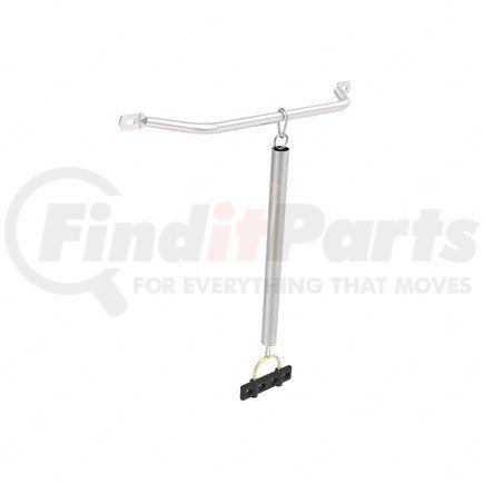 A22-51707-001 by FREIGHTLINER - Air Brake Hose Connection Hanger Slide Bar Assembly - 18" Bar, 20" Spring