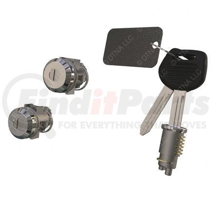 A22-48974-008 by FREIGHTLINER - Door and Ignition Lock Set - Key Code Cust Spec