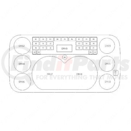 a2262118002 by FREIGHTLINER - Instrument Cluster - Kph/Mph/Tach/Reset