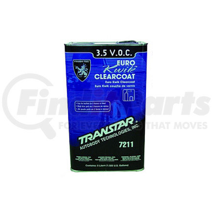 7211 by TRANSTAR - Euro KWIK Clearcoat, 5 Liter