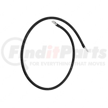 A66-11676-013 by FREIGHTLINER - Multi-Purpose Electrical Cable - Negative, 2Ga, 2/0, 2XM8, 13 Inch