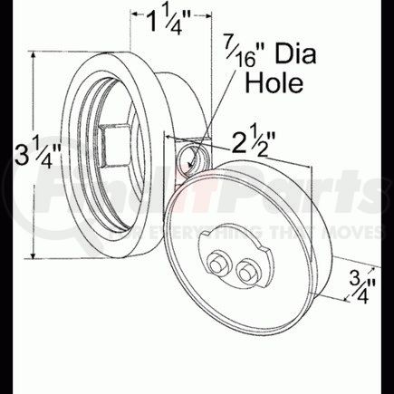 gro45073 by FREIGHTLINER - Marker Light