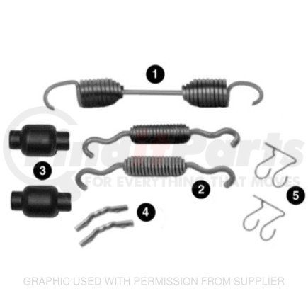 tdakit8014hd by FREIGHTLINER - Disc Brake Hardware Kit
