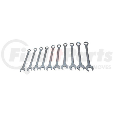 1010 by ATD TOOLS - 10 Pc. 12-Point SAE Jumbo Raised Panel Combination Wrench Set