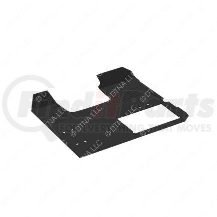 W18-00779-327 by FREIGHTLINER - Body Floor Covering - Floor Cover - Day Cab, Rubber, Double, Stainless Steel