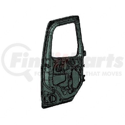 Z18-71221-035 by FREIGHTLINER - DOOR-CAB,M2,CRWCB,REAR,LGH,RH