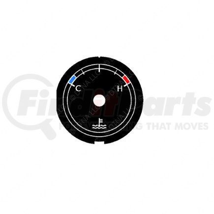 W22-00011-034 by FREIGHTLINER - Transmission Temperature Gauge - Polished