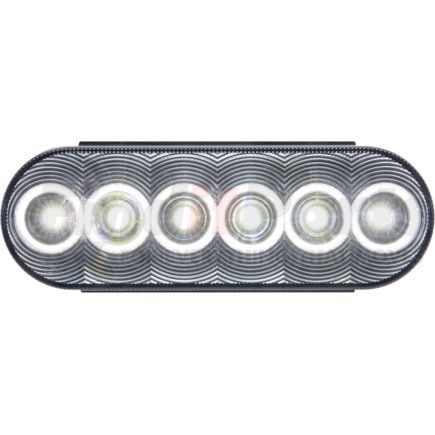 BUL12SCB by OPTRONICS - Smoke lens clear 6-LED back-up light, recess mount, PL-3 connection, 12V