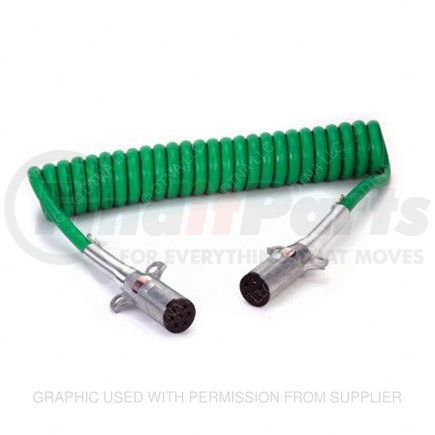 Freightliner vel590161 ABS Coiled Cable ABS Coiled Cable Assembly - 15 FT