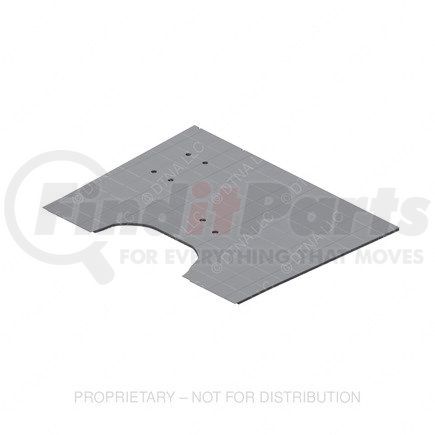 W18-00893-026 by FREIGHTLINER - Body Floor Covering - 126, 36 Inch, Right Hand Drive, Bunk