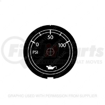 W22-00008-105 by FREIGHTLINER - Air Pressure Gauge - Secondary, 2 In, Without Cross Data Center Replication