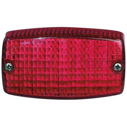306R by PETERSON LIGHTING - Incandescent Stop/Turn/Tail, Rectangular, Surface-Mount 4.56"X 2.5", red, poly bag