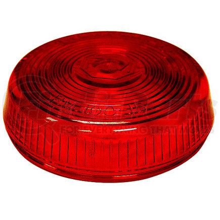 B100-15R by PETERSON LIGHTING - 100-15 Round Clearance/Side Marker Replacement Lens - Red Lens