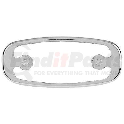 B133-10 by PETERSON LIGHTING - B133-10 Series Piranha&reg; LED Replacement Chrome Bezel - Chrome Bezel