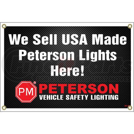 D21-02 by PETERSON LIGHTING - 16" X 24" Counter Banner