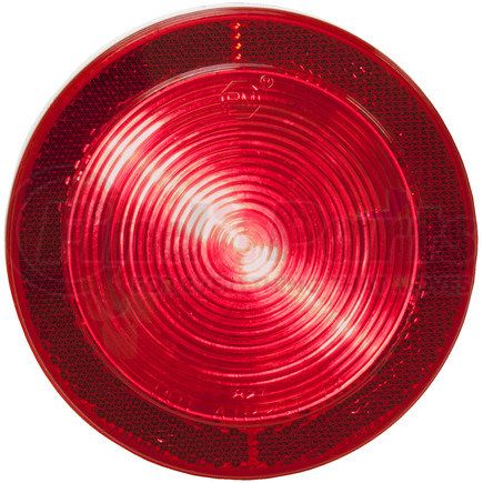 827R by PETERSON LIGHTING - 827 4" Round LED Stop, Turn and Tail Lights with Reflex - Red with Reflex