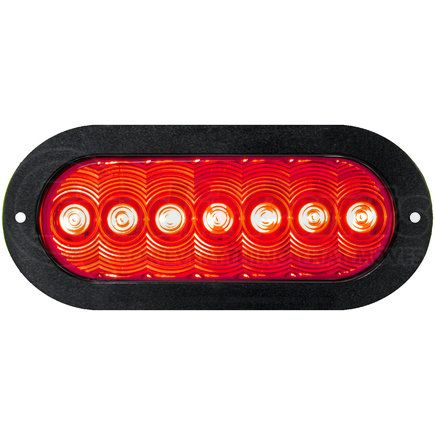 M823RTL-7 by PETERSON LIGHTING - 7.88" x 3.31" Oval 7-LED LumenX Stop/Turn/Tail Light, Narrow Flange Mount, Bulk Pack