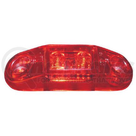M168R-MV by PETERSON LIGHTING - 168A/R Series Piranha&reg; LED Slim-Line Mini Clearance and Side Marker Lights - Red, Multi-Volt