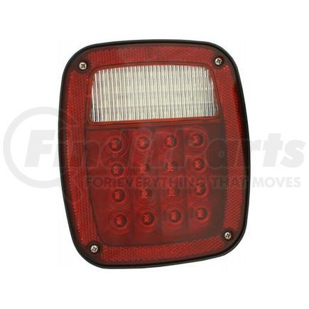 9091 by TRUCK-LITE - Brake / Tail Light Combination Lens - LED Multi-Function Replacement Lens