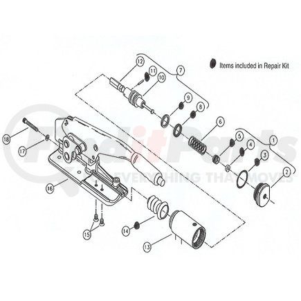 02-400-066 by MICO - Remote Actuator Overhaul Kit - Actuator Repair Kit