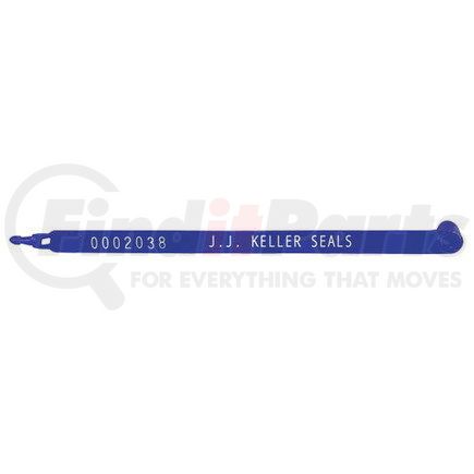 10432 by JJ KELLER - Plastic Trailer Seal - Blue, Stock