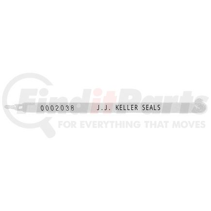 10434 by JJ KELLER - Plastic Trailer Seal - White, Stock