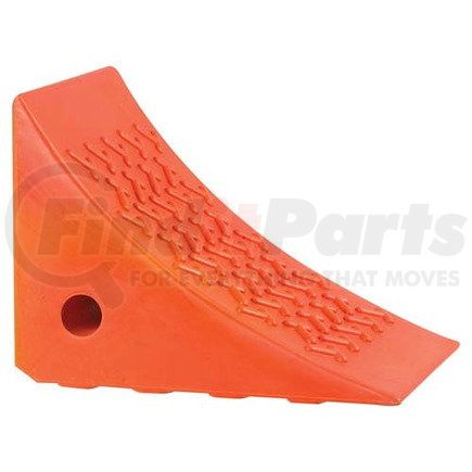 12380 by JJ KELLER - Orange Polyurethane Wheel Chock - 8" x 8" x 11"