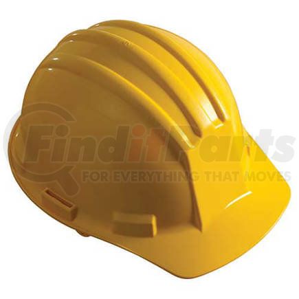 13420 by JJ KELLER - Bullard Standard Flat Front Pinlock Hard Cap - Yellow Standard Flat Front Pinlock Hard Cap