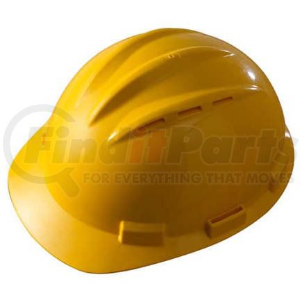 13425 by JJ KELLER - Bullard Standard Vented Shell Ratchet Hard Cap - Yellow Standard Vented Shell Ratchet Hard Cap